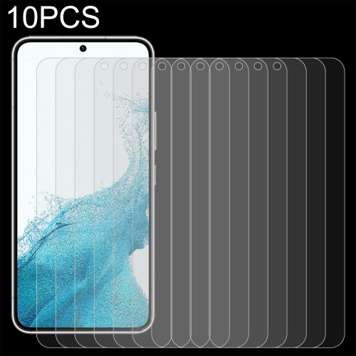 

10 PCS 0.26mm 9H 2.5D Tempered Glass Film For Samsung Galaxy S22 5G, Fingerprint Unlocking Is Not Supported