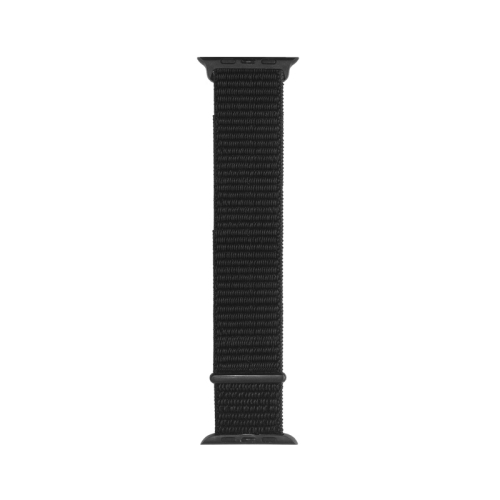 For Apple Watch Series 7 41mm / 6 & SE & 5 & 4 40mm / 3 & 2 & 1 38mm Mutural Nylon Watch Band(Black)