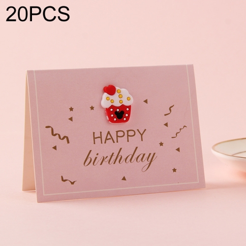 

20 PCS 3D Holiday Blessing And Thanksgiving Card(Popsicle Icon)