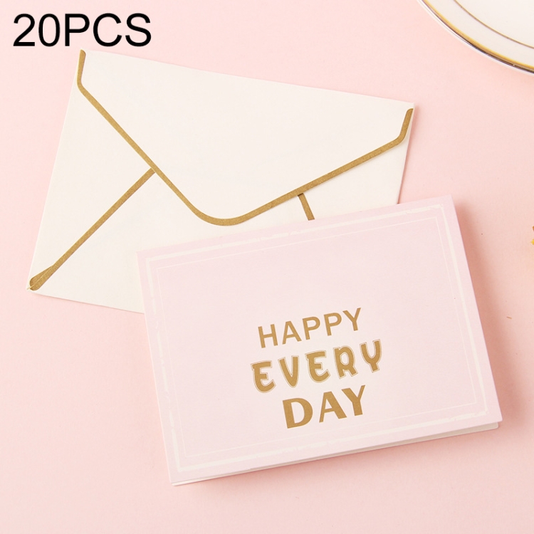 

20 PCS 3D Holiday Blessing And Thanksgiving Card with Envelope(Happy Every Day)