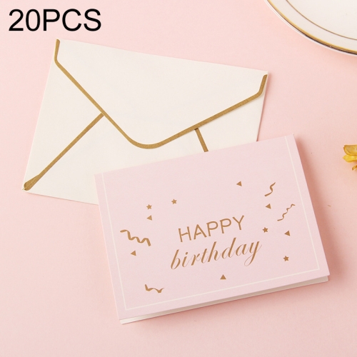 

20 PCS 3D Holiday Blessing And Thanksgiving Card with Envelope(Happy Birthday)