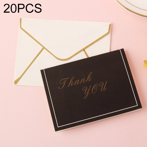 

20 PCS 3D Holiday Blessing And Thanksgiving Card with Envelope(Thank You)