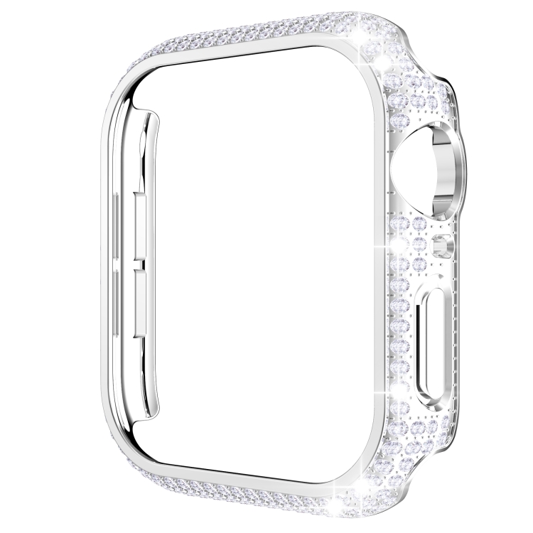 

Hollowed Diamond PC Watch Case For Apple Watch Series 3&2&1 38mm(Silver)
