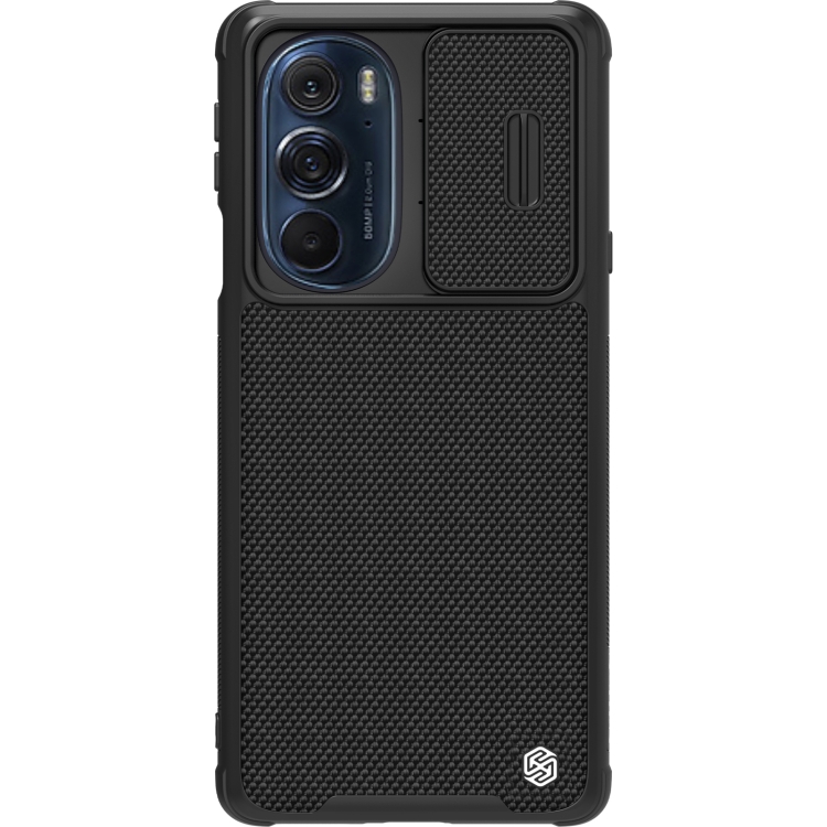 

For Motorola Edge X30 NILLKIN Texture Pro PC + TPU Camshield Phone Protective Case(Black)