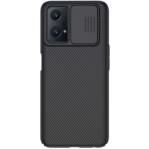 

For OPPO Realme 9 Pro 5G NILLKIN Black Mirror Series PC Camshield Full Coverage Dust-proof Scratch Resistant Phone Case(Black)