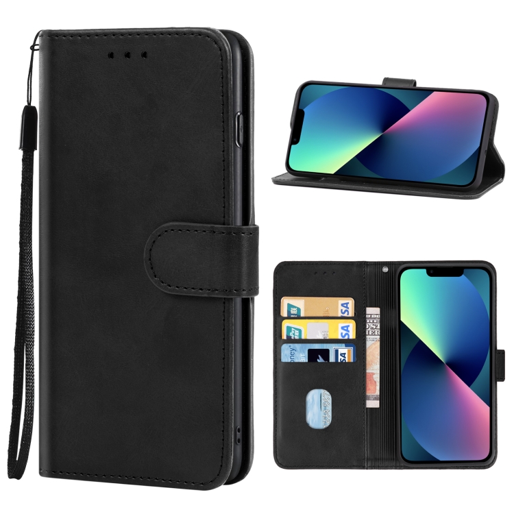 

For iPhone 14 Leather Phone Case (Black)