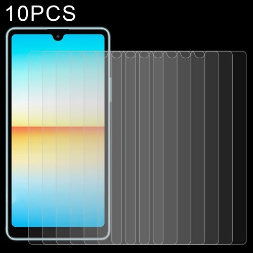 

10 PCS 0.26mm 9H 2.5D Tempered Glass Film For Sony Xperia Ace III