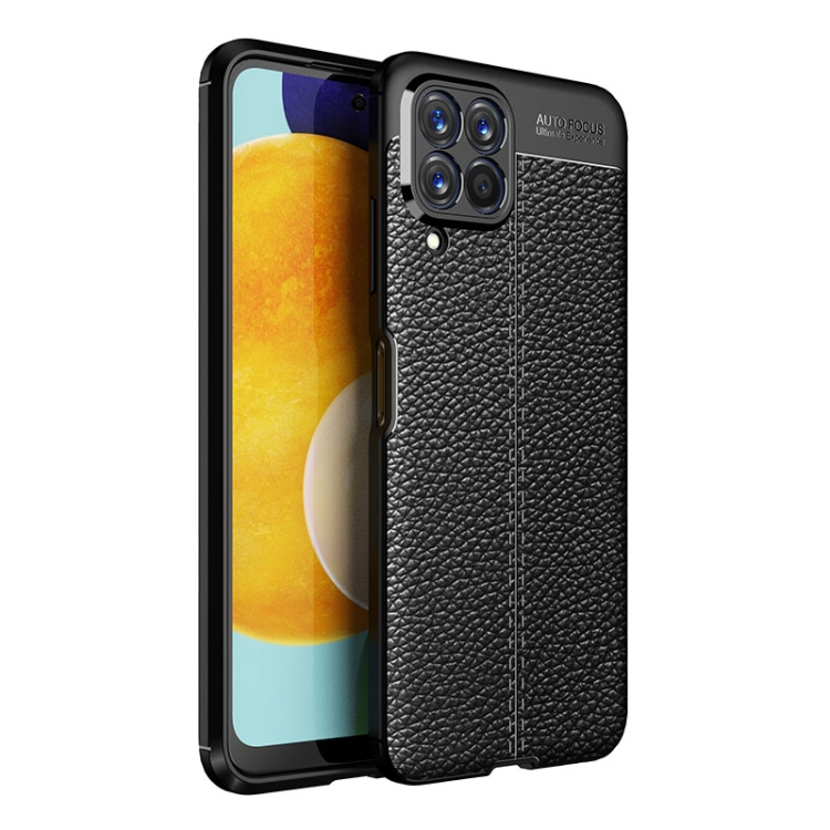 

For Samsung Galaxy M53 5G Litchi Texture TPU Shockproof Case(Black)