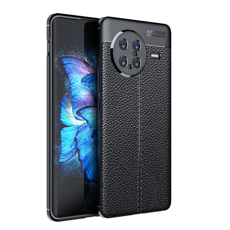 

For vivo X Note Litchi Texture TPU Shockproof Case(Black)