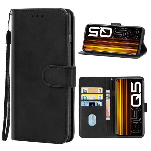 

Leather Phone Case For OPPO Realme Q5(Black)