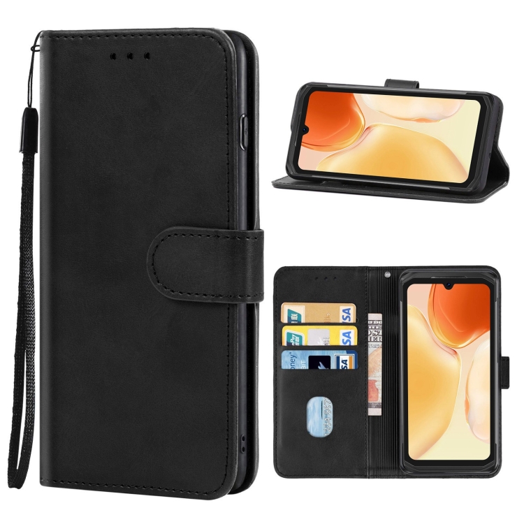 

Leather Phone Case For DOOGEE S98 Pro(Black)