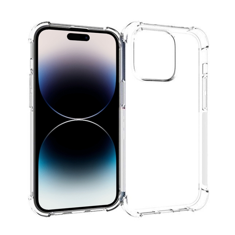 

For iPhone 14 Pro Shockproof TPU Phone Case (Transparent)
