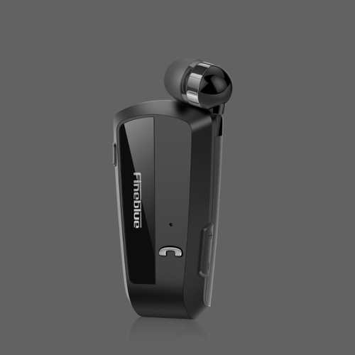 Fineblue F990 CVC6.0 Noise Reduction Lavalier Bluetooth Earphone, Support Vibration Reminder(Black)