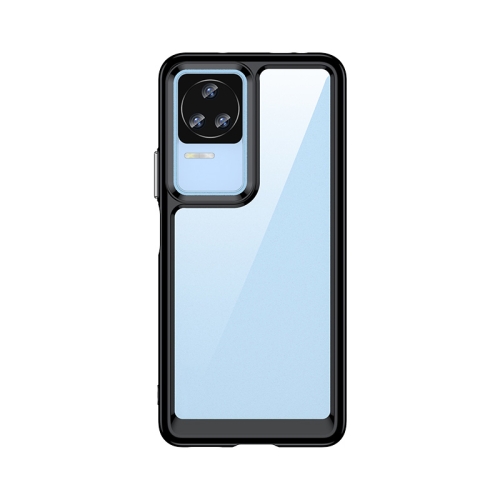 

For Xiaomi Redmi K50 Colorful Series Acrylic + TPU Phone Case(Black)