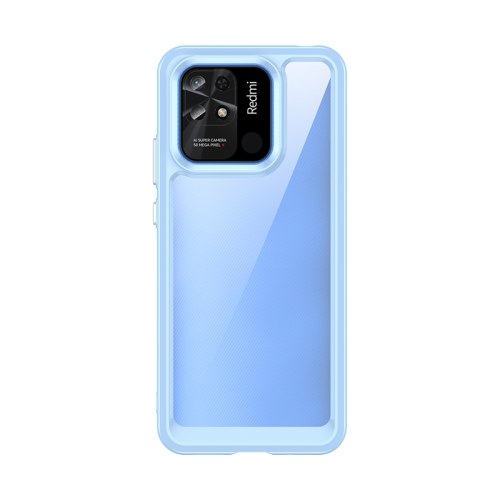 

For Xiaomi Redmi 10C Colorful Series Acrylic + TPU Phone Case(Blue)