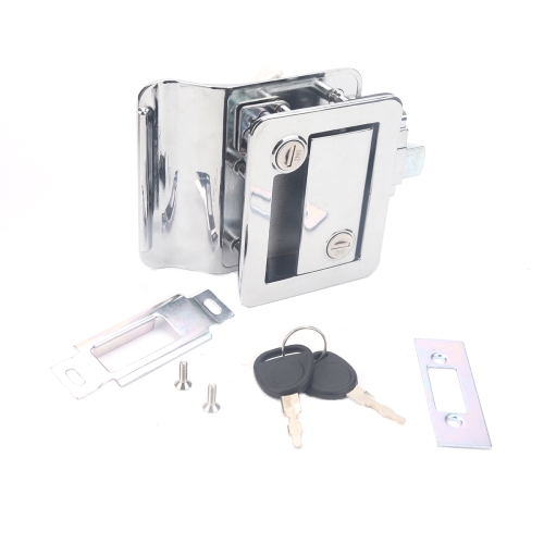 

A5981-01 Chrome RV Paddle Entry Door Lock Latch