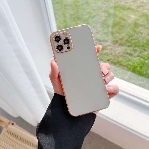 

Full Coverage Soft Edge Electroplating Phone Case For iPhone 13 Pro(Silver)