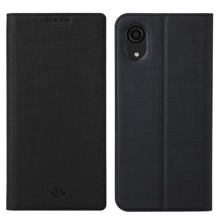 

For Samsung Galaxy A03 Core ViLi DMX Series Shockproof Magnetic Flip Leather Phone Case(Black)