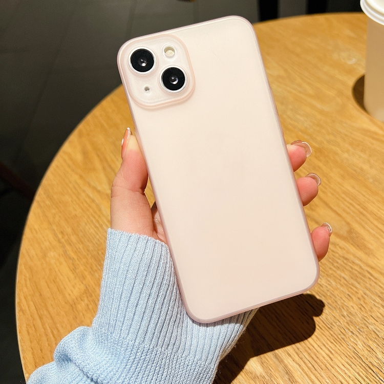 

TOP Ultra-thin Frosted Soft Phone Case For iPhone 12 Pro Max(Pink)