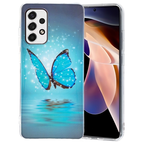 

For Samsung Galaxy A53 5G Luminous TPU Protective Phone Case(Butterfly)