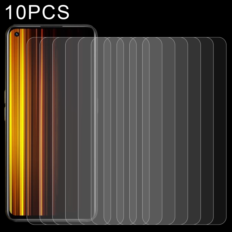 

10 PCS 0.26mm 9H 2.5D Tempered Glass Film For OPPO Realme Q5 Pro