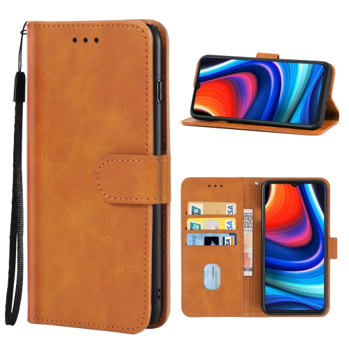 

Leather Phone Case For Itel Vision 2S(Brown)