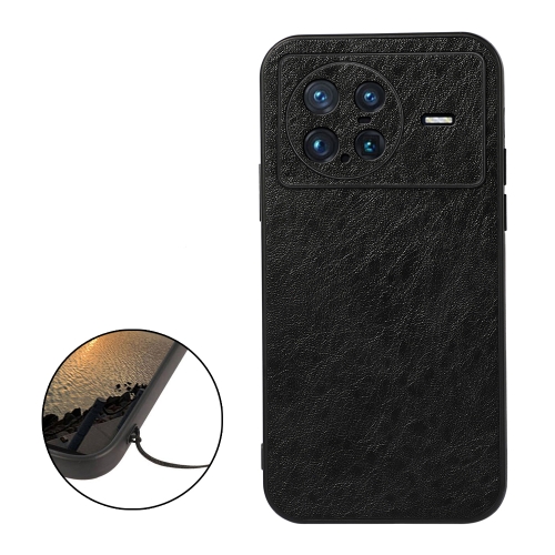 

For vivo X Note Accurate Hole Crazy Horse Texture PU Phone Case(Black)