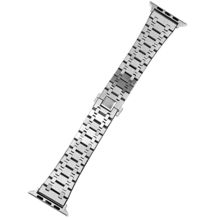 

Oak Three Strains Metal Watch Band For Apple Watch Series 7 41mm / 6&SE&5&4 40mm / 3&2&1 38mm