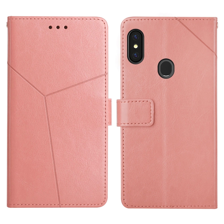 

For Gigaset GS3 Y Stitching Horizontal Flip Leather Phone Case(Rose Gold)