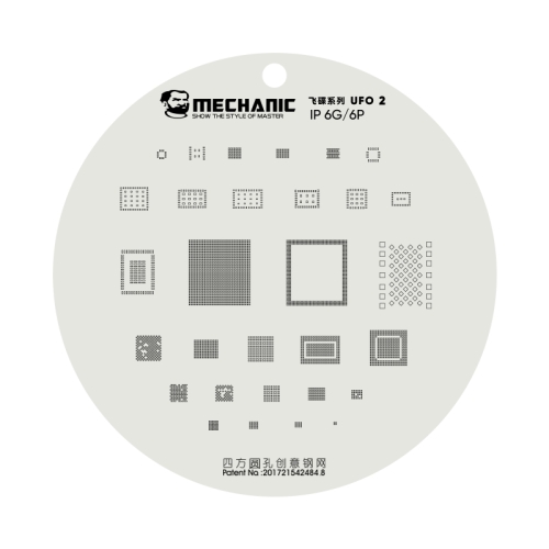 

Mechanic UFO Series CPU BGA Reballing Planting Tin Plate For iPhone 6 / 6 Plus