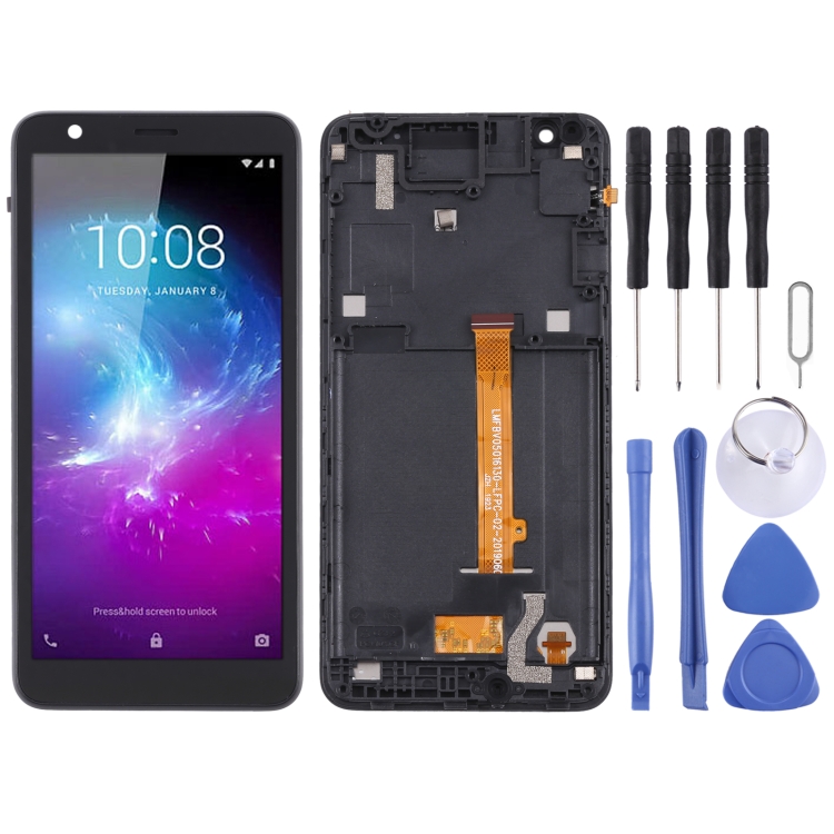 

OEM LCD Screen For ZTE Blade L8/A3 2019 Digitizer Full Assembly with Frame（Black)