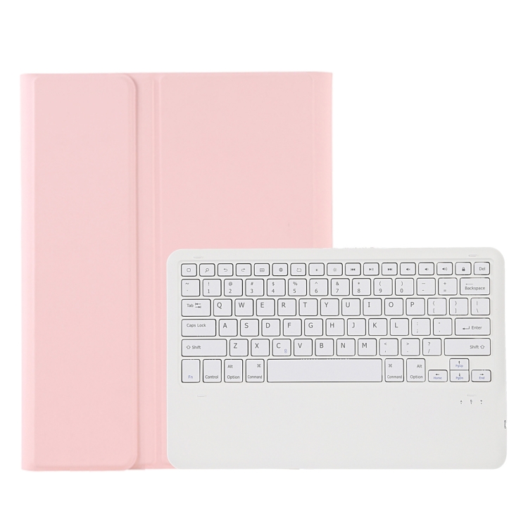

A800B Candy Color Detachable Bluetooth Keyboard Case with Pen Slot for Samsung Galaxy Tab S8+ / S7+ / S7 FE(Pink)