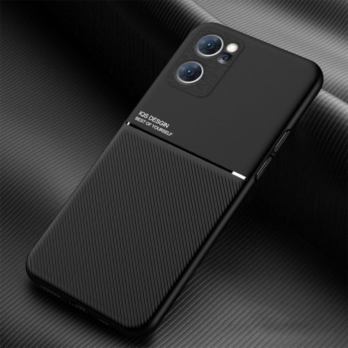 

For OPPO Reno7 5G Global / Find X5 Lite Classic Tilt Magnetic PC + TPU Phone Case(Black)