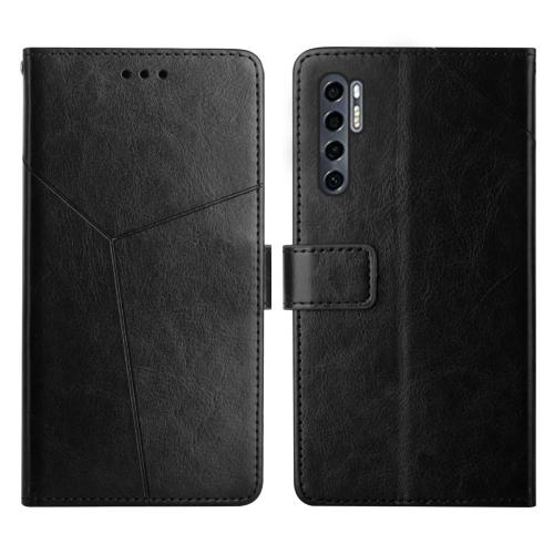 TCL 20 Pro 5g Y Shitking Horizontal Flip Leather Phone Case Black