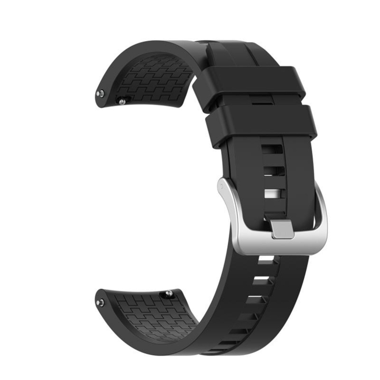 

For Huawei GT Silicone Watch Band(Black)