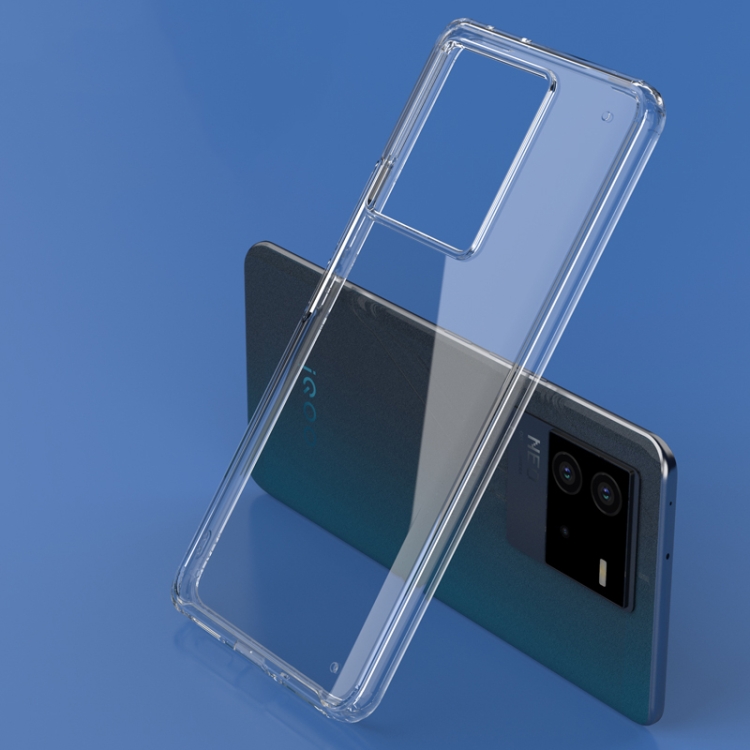 

For vivo iQOO Neo6 Crystal PC + TPU Phone Case(Transparent)