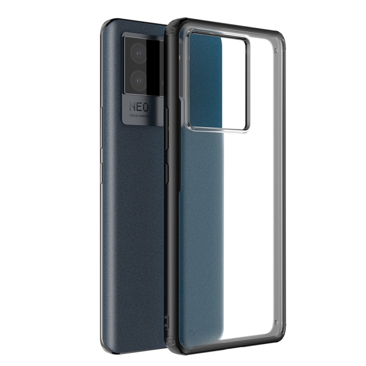 

For vivo iQOO Neo6 Four-corner Shockproof TPU + PC Protective Case(Black)