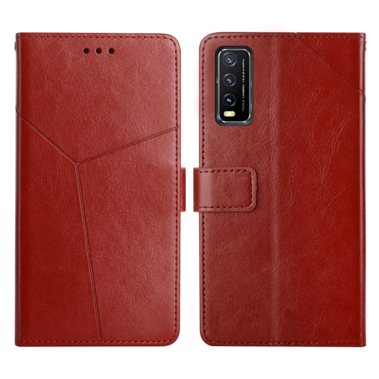 Leather Flip Case Vivo Y20 Leather Cover Flip Cover Y20 Hi Case