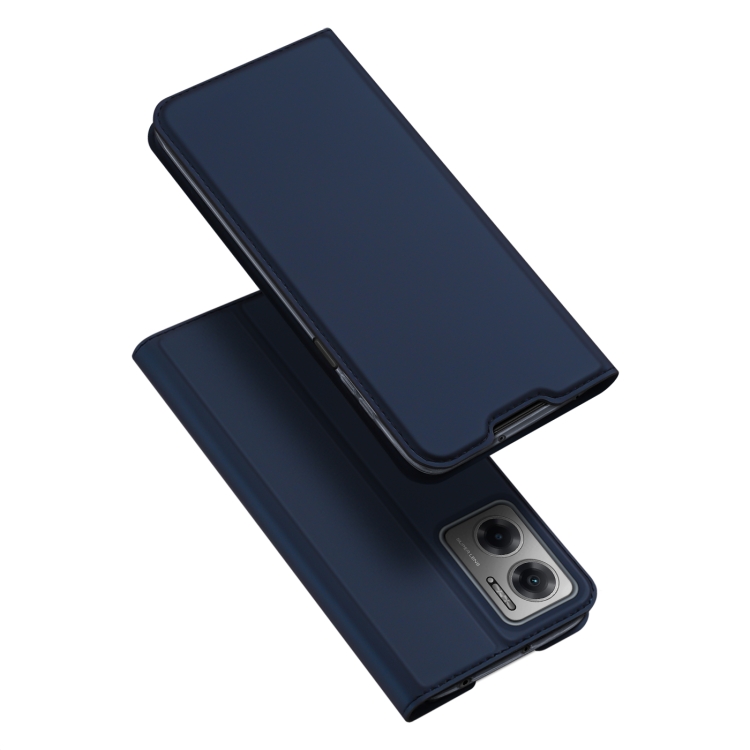 

For Xiaomi Redmi 10 5G/Note 11E DUX DUCIS Skin Pro Series PU + TPU Leather Phone Case(Blue)