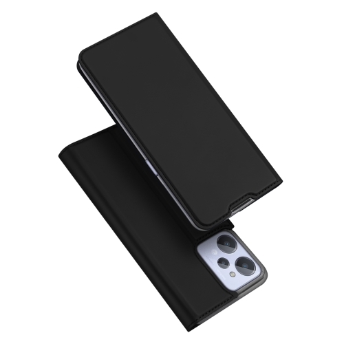 

For vivo Y76 5G/Y76s/Y74s DUX DUCIS Skin Pro Series PU + TPU Leather Phone Case(Black)