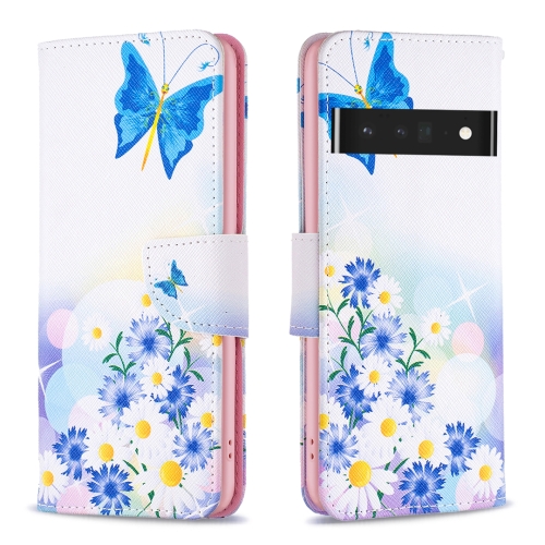 

For Google Pixel 7 Pro 5G Colored Drawing Pattern Leather Phone Case(Butterfly Love)