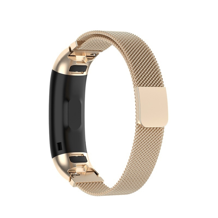 

For Huawei Band 3 & 4 Pro Milanese Strap(Champagne Gold)