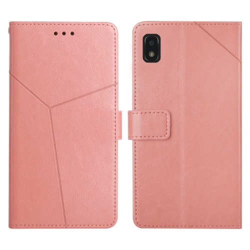 

For ZTE Blade L210 Y Stitching Horizontal Flip Leather Phone Case(Rose Gold)