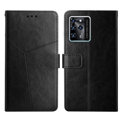 

For ZTE Blade V30 Y Stitching Horizontal Flip Leather Phone Case(Black)