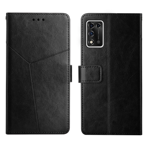 

For ZTE Libero 5G II Y Stitching Horizontal Flip Leather Phone Case(Black)