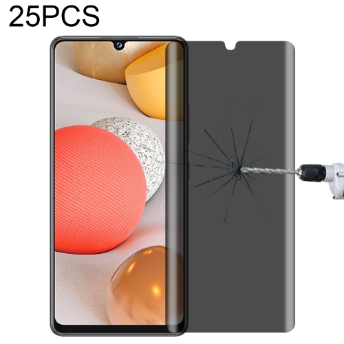 

25 PCS Full Cover Anti-peeping Tempered Glass Film For Samsung Galaxy A42 5G