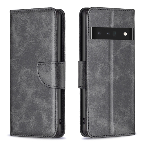 

For Google Pixel 7 Pro 5G Lambskin Texture Leather Phone Case(Black)