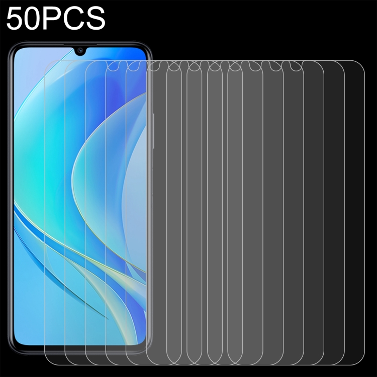 

50 PCS 0.26mm 9H 2.5D Tempered Glass Film For Huawei nova Y70 Plus / nova Y70