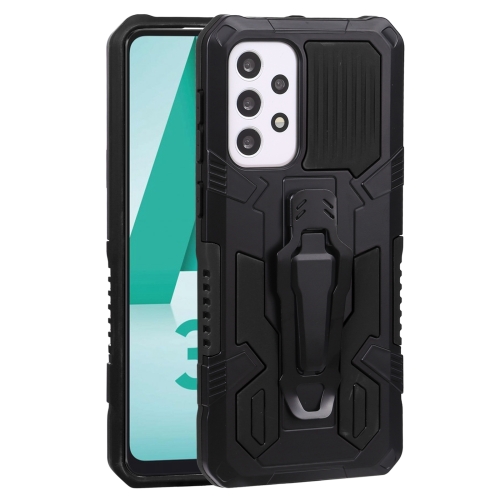 

For Samsung Galaxy A33 5G Armor Warrior Shockproof PC + TPU Phone Case(Black)