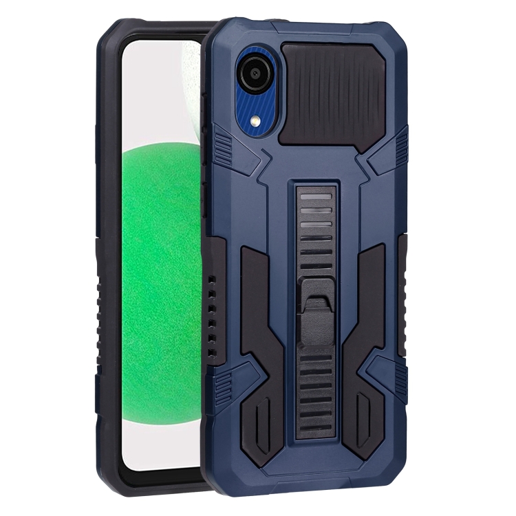 

For Samsung Galaxy A03 Core All Inclusive Double-color TPU + PC Phone Case(Blue)